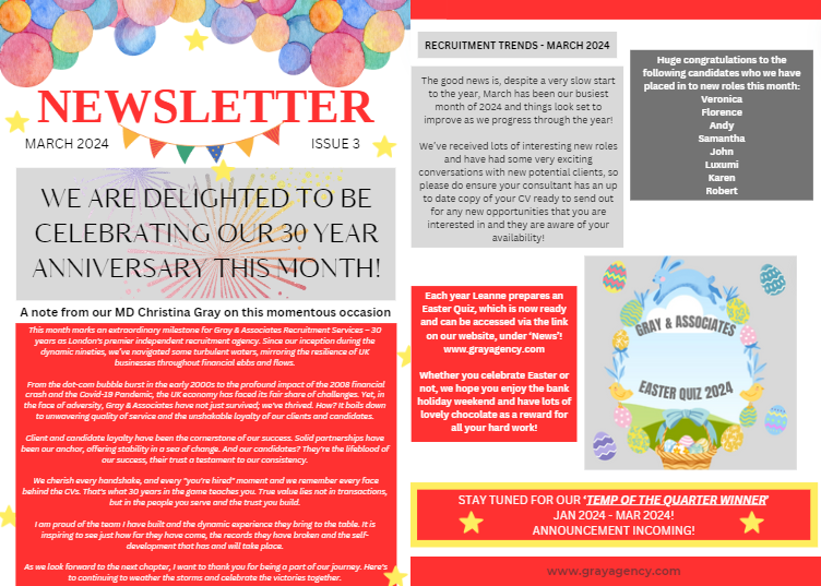 Newsletter - Issue 3 release